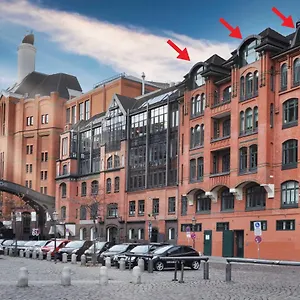 Loft-panoramablick-hafen & Elbe! Apartment